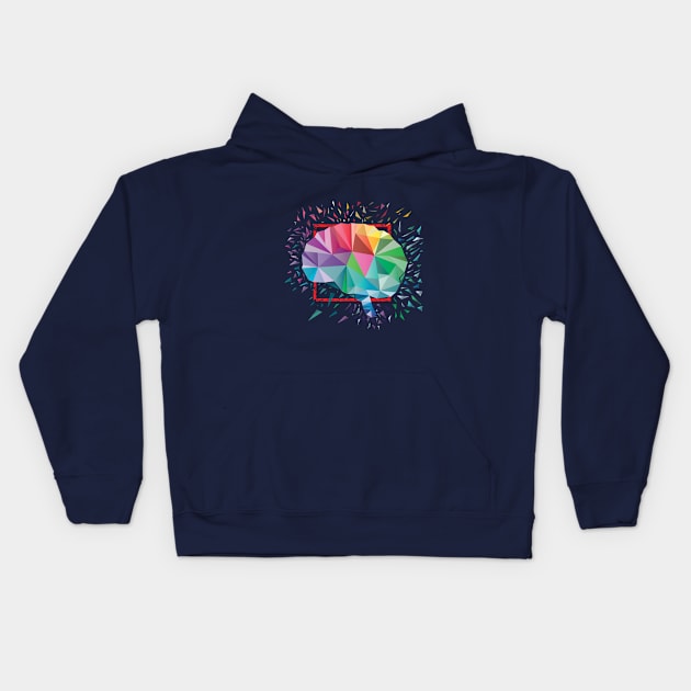 Think Outside the Box Kids Hoodie by PixelSamuel